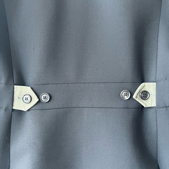 Veronica Beard Color Block Black & Army Jacket/ Blazer - Picture 7 of 9